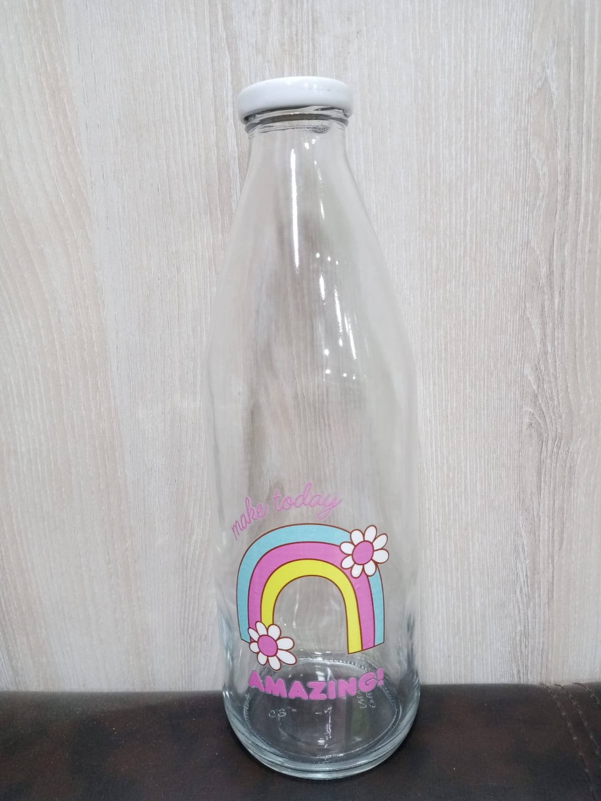 Glass Milk Bottle Water And Juice - 1000Ml 8 Glass Milk Bottle Water And Juice - 1000Ml