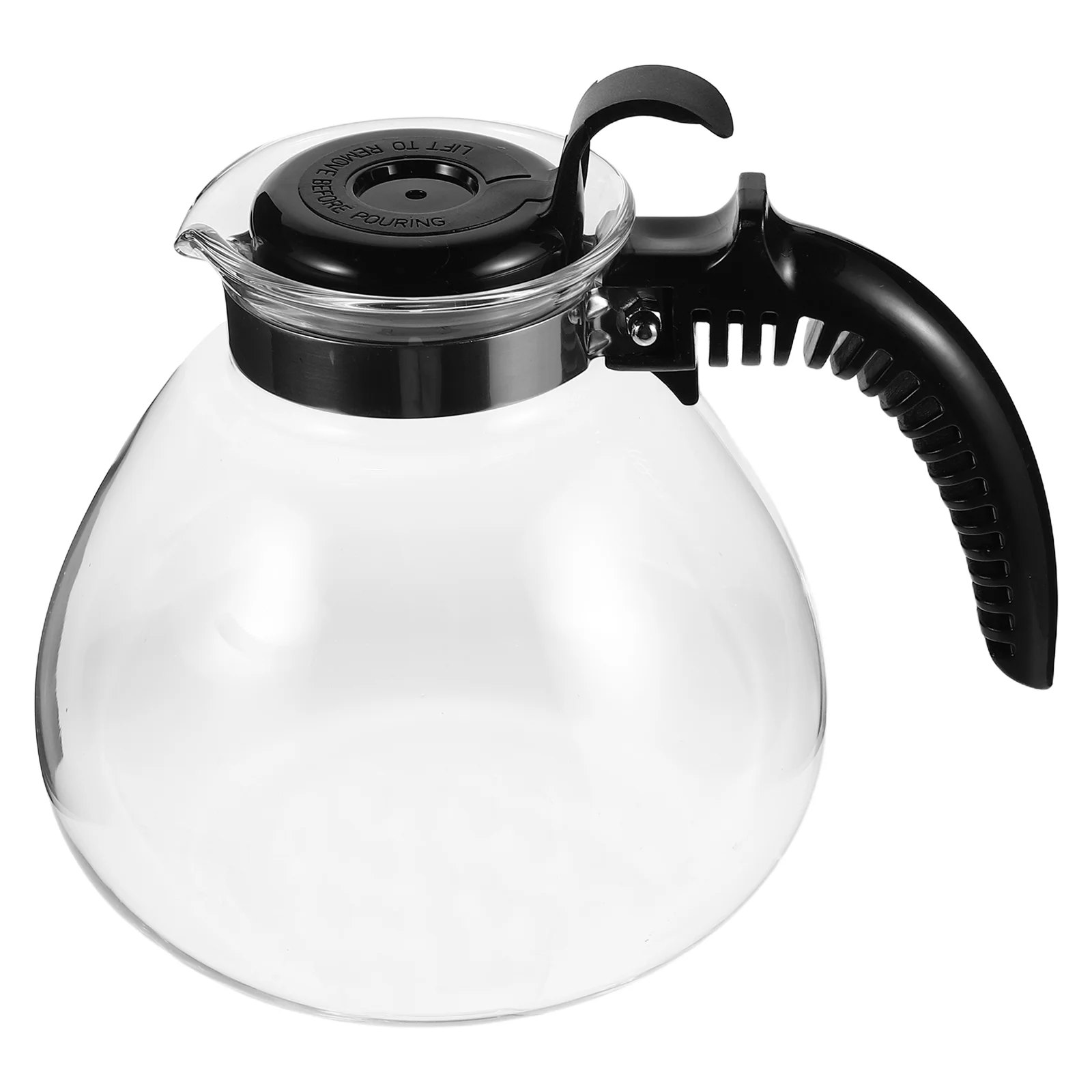 Glass Percolator Coffee Pot With Heat Resistant Handle For Stove Top For Brewing Coffee Tea