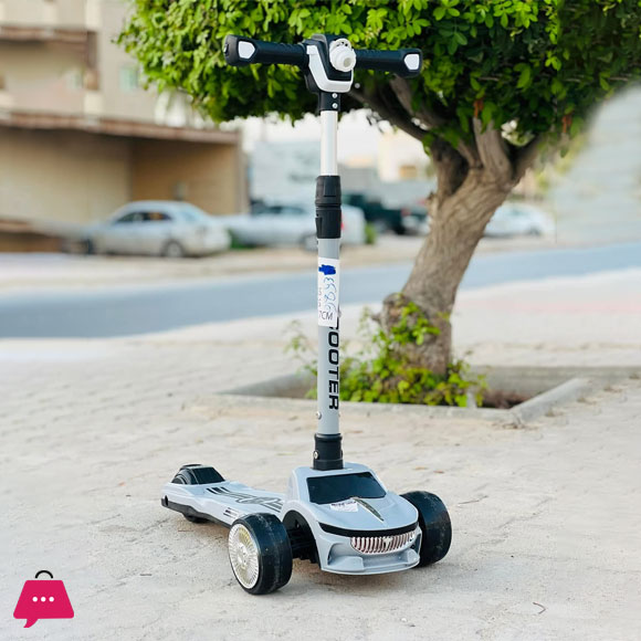 Kids Boy Girl Foldable Scooter Scooty With Wheels Lights And Music Imported 4 Kids Boy Girl Foldable Scooter Scooty With Wheels Lights And Music Imported - Image 2