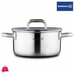Korkmaz Aura Stainless Steel Cookware Set 8 Pcs 8 Korkmaz Aura Stainless Steel Cookware Set 8 Pcs