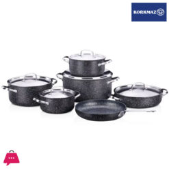 KORKMAZ GALAXY PLUS COOKWARE SET COOKWARE SET 11 PCS A2685