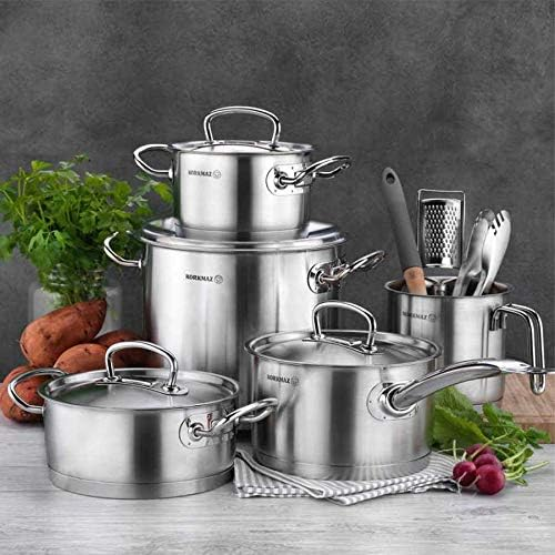 Korkmaz Proline Cookware Setsatin 9Pc - A1150 6 Korkmaz Proline Cookware Setsatin 9Pc - A1150