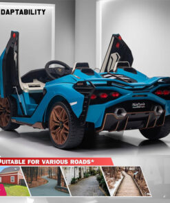 Lamborghini Sian 2-Seater Ride-On Car For Kids 24V With Remote Control Light Music 21 Lamborghini Sian 2-Seater Ride-On Car For Kids 24V With Remote Control Light Music - Image 2