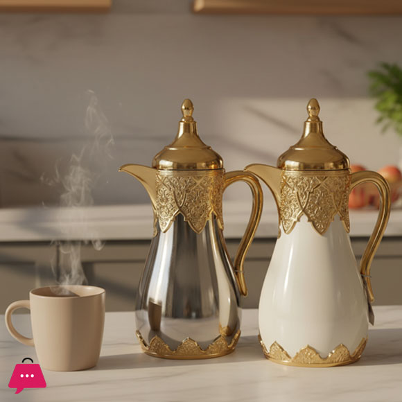 Luxury Arabic Style Thermos 1Liter 3 Luxury Arabic Style Thermos 1Liter