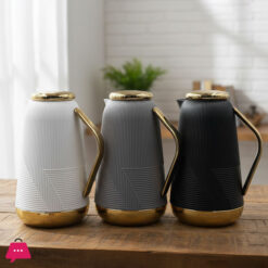 Luxury Tea Flask Elegant Design with Gold Finish