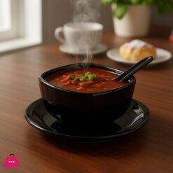 Melamine Coup Soup Bowl Saucer Set of 3