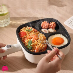 Multifunctional Electric Frying Pan Non-stick Omelette Cooking Pan Breakfast Machine 700w