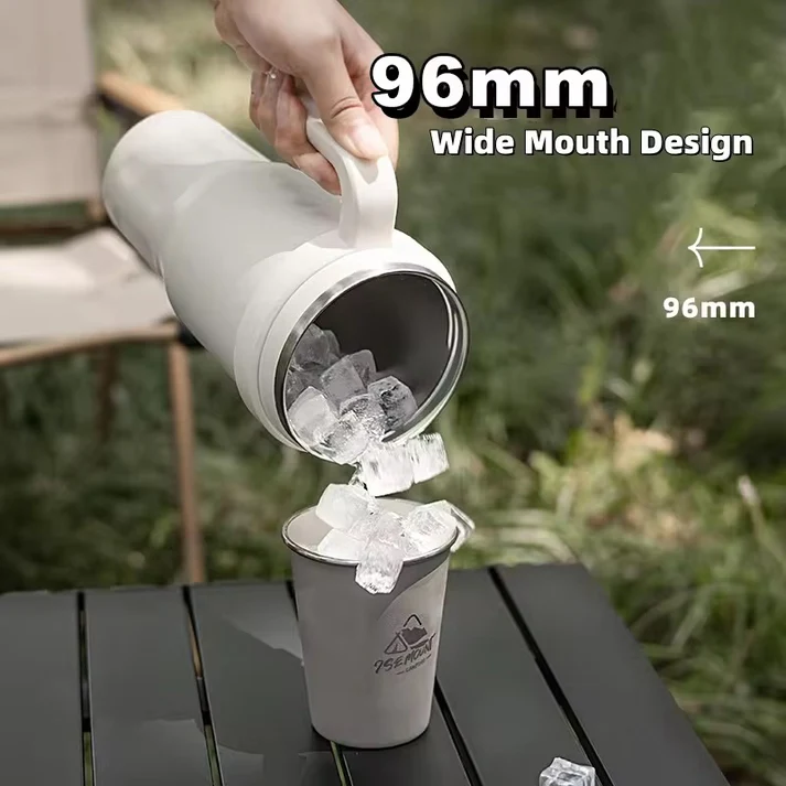 Sitarayuri Coffee Stainless Steel Vacuum Insulated Tumbler With Lid Straw And Handle 1250Ml 7 Sitarayuri Coffee Stainless Steel Vacuum Insulated Tumbler With Lid Straw And Handle 1250Ml