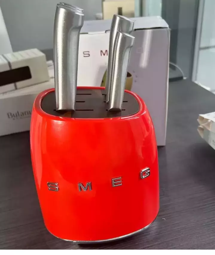 Smeg Knife Set Stainless Steel 7-Piece 17 Smeg Knife Set Stainless Steel 7-Piece