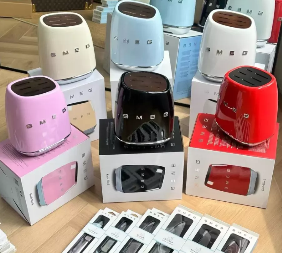 Smeg Knife Set Stainless Steel 7-Piece