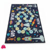 Space Pattern Play Mat Large Area Carpet Bedroom Playroom Floor Mat Perfect For Classroom Fun Educational Non Slip Activity Floor Mat