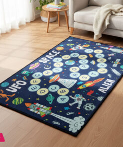 Space Pattern Play Mat Large Area Carpet Bedroom Playroom Floor Mat Perfect For Classroom Fun Educational Non Slip Activity Floor Mat 11 Space Pattern Play Mat Large Area Carpet Bedroom Playroom Floor Mat Perfect For Classroom Fun Educational Non Slip Activity Floor Mat - Image 2
