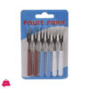 Stainless Steel Fruit Fork Set of 6
