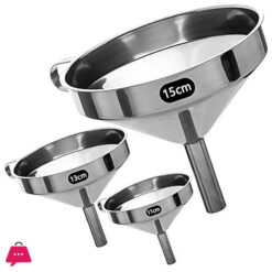 Stainless Steel Funnel Set 3-Piece