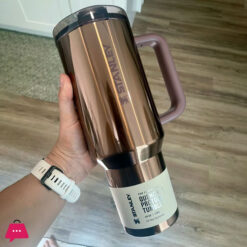 Stanley 40oz PROTOUR Mesa Rose Polished Rose Gold H2.0 Tumbler Quencher Limited