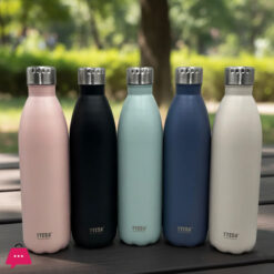 Tyeso-Brief Thermos Vacuum Flask, Stainless Steel Thermal Water Bottle 750 ML