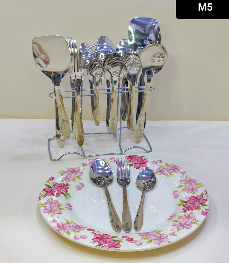 Thai Stainless Steel Cutlery Set 29-Piece