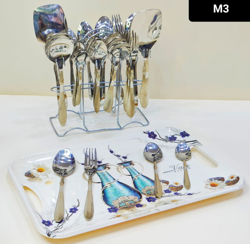 Thai Stainless Steel Cutlery Set 29-Piece