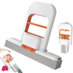 1Pc Multi-Functional Mini Mop Retractable Wet &Amp; Dry Use