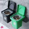 1PC Wall Mounted Garbage Can Ashtray Creative Home Living Room Bathroom Lid Ashtray with Lid