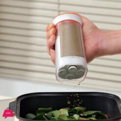 4 In 1 Rotating Spice Dispenser Plastic Seasoning Container
