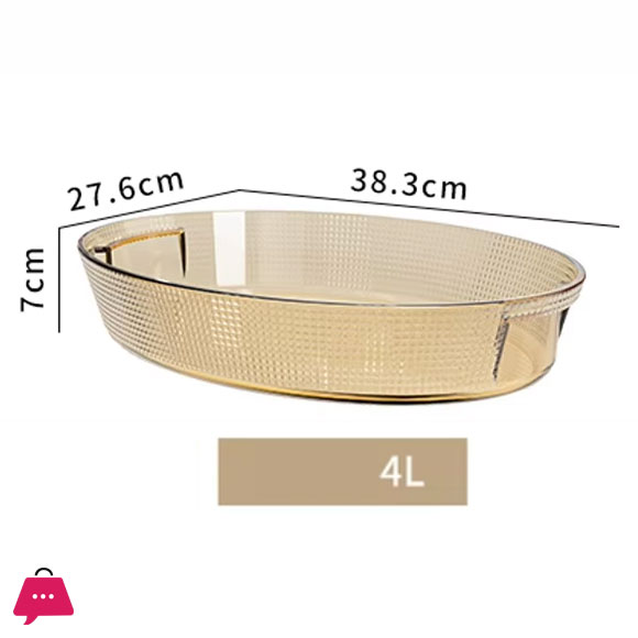 Heat Resistant Basics Clear Oblong Glass Baking Dishes Dish Pan Tray Plate