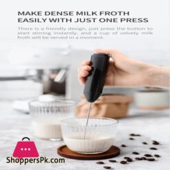 Mini Coffee Milk Egg Beater Electric Foam Hand Blender Mixer Classic Sleek Design Froth Whisker Latte Maker For Milkcoffee Beaterjuicecafe Lattecappuccino Mini Blender 1