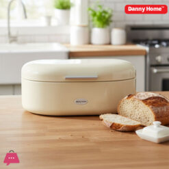 Danny Home Stainless Steel Bread Bin 33cm