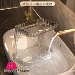 Double Layer Bathroom Storage Rack Cosmetics Storage Box