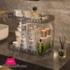 Double Layer Bathroom Storage Rack Cosmetics Storage Box