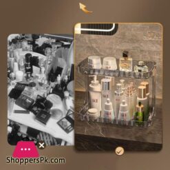 Double Layer Bathroom Storage Rack Cosmetics Storage Box