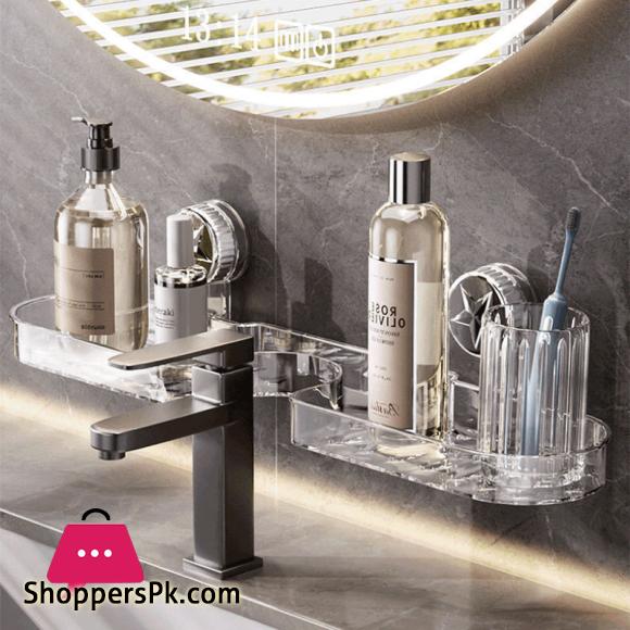 Five-Pointed Star Suction Cup Faucet Countertop Sink Mirror-Front Bathroom Wall-Mounted Drip-Drying Rack Without Drilling Holes 3 Five-Pointed Star Suction Cup Faucet Countertop Sink Mirror-Front Bathroom Wall-Mounted Drip-Drying Rack Without Drilling Holes - Image 2