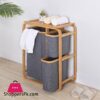 Foldable Dirty Laundry Basket Waterproof Bamboo Organizer Bucket Clothing Children Toy Large Capacity Storage Home