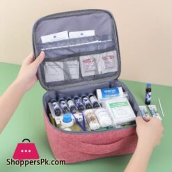 Home First Aid Kit Large Capacity Empty Medicine Storage Bag