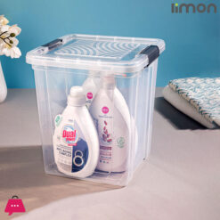 Limon Transparent Square Rice Storage Container 8-Liter 6 Limon Transparent Square Rice Storage Container 8-Liter