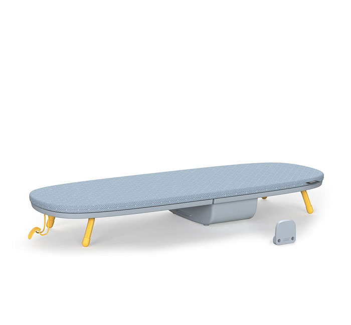 Portable Grey Pocket Folding Table Top Ironing Board