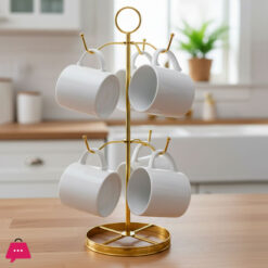 Stainless Steel Rotating Cup Mug Holder