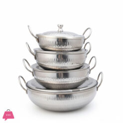 Steel Karahi Stainless Steel Serving Karahi