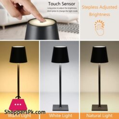 Table Lamp For Bedroom Rechargeable Wireless Touch Lamp