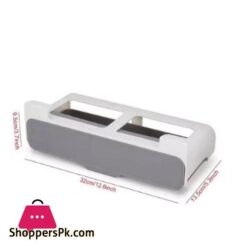 Kitchen Under Shelf Drawer Spice Rack With 6 Seasoning Bottles Under Shelf Spice Rack