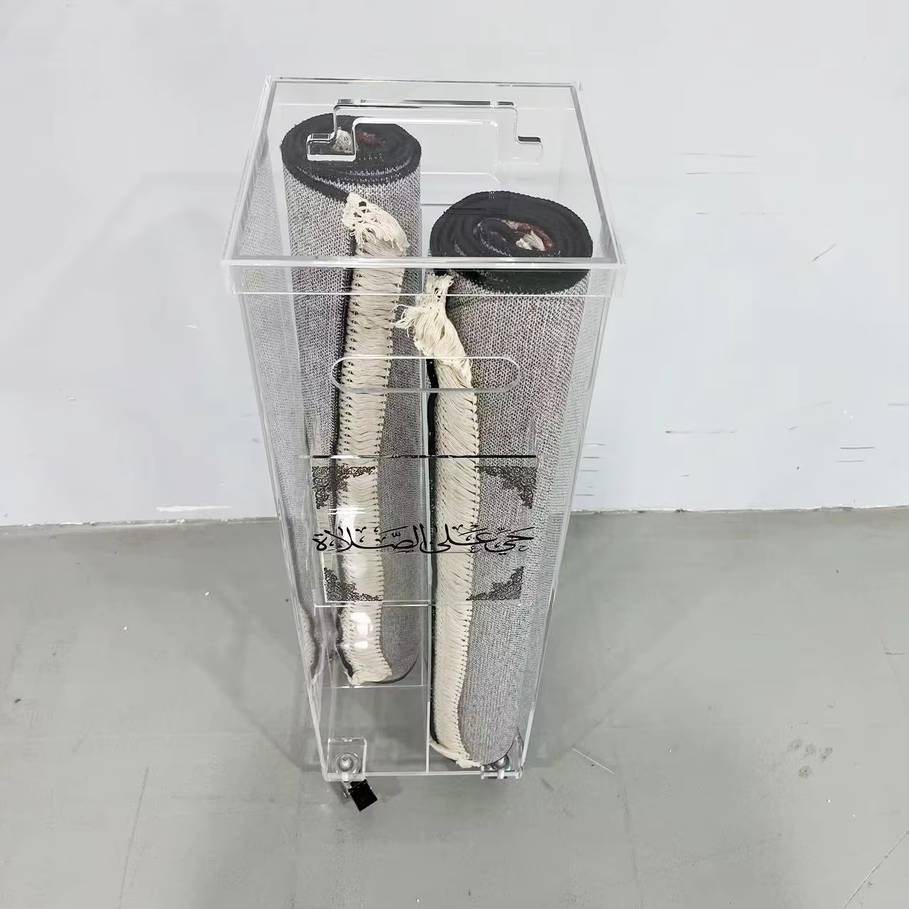 Acrylic Pray Mat Box Side Quran Holder Pocket