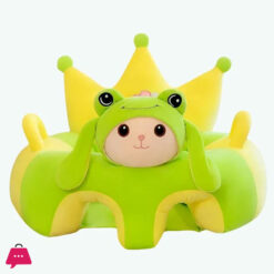 Baby Support Seat Plush Cartoon Pattern Comfortable Chair For Learning To Sit, Baby Washable 6M+