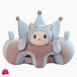 Baby Support Seat Plush Cartoon Pattern Comfortable Chair For Learning To Sit, Baby Washable 6M+