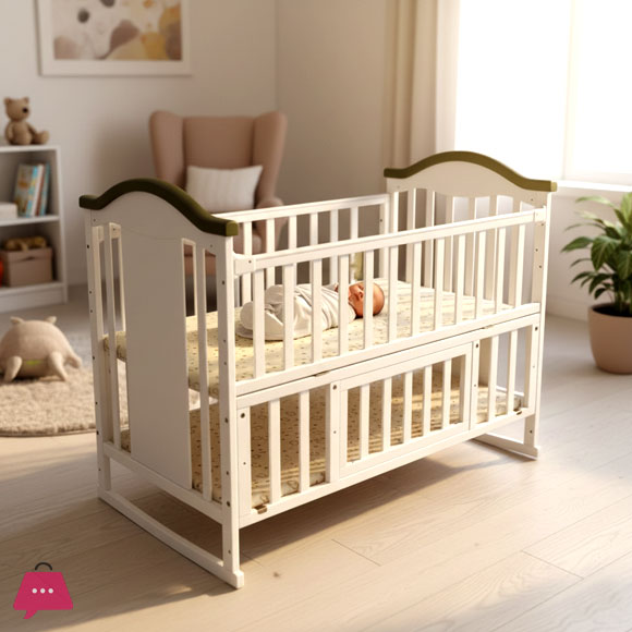 Baby Wooden Cot 6160