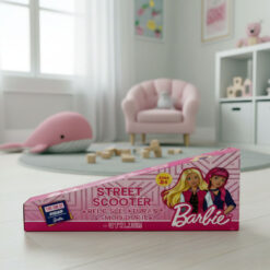 Barbie Fiber Plastic 3 Wheel Scooter