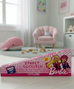 Barbie Fiber Plastic 3 Wheel Scooter - Image 2