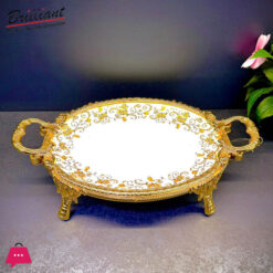 BRILLIANT Royal Bloom Deep Serving Platter BR5023 – 34 x 6 cm