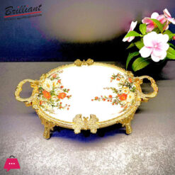 BRILLIANT Royal Bloom Serving Platter BR5008 – 33 x 21 x 6cm