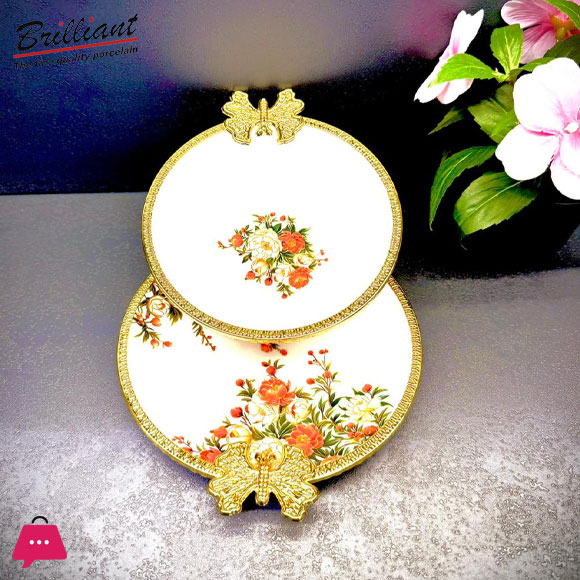 Brilliant Royal Bloom Soup Bowl &Amp; Saucer Set 5 Brilliant Royal Bloom Soup Bowl &Amp; Saucer Set - Image 3