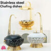 Buffet Food Warmer Hotel Serving Dishes - Stainless Steel Chafing Dishes For Catering-8L 2 Buffet Food Warmer Hotel Serving Dishes - Stainless Steel Chafing Dishes For Catering-8L